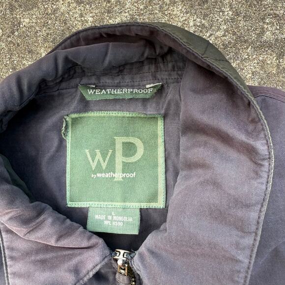 Weatherproof Vintage Navy Zip Up Jacket - Men's L - Picture 2 of 5